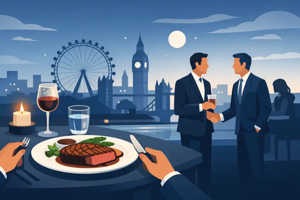A Steakhouse for Business Dinners in London