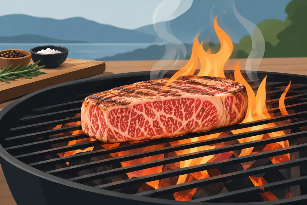 How to Grill Wagyu Properly Over Open Flame